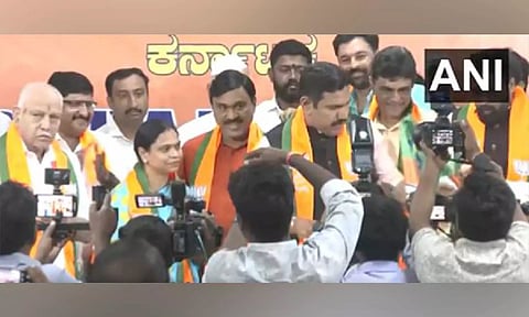 Karnataka MLA Janardhana Reddy joins BJP (ANI)