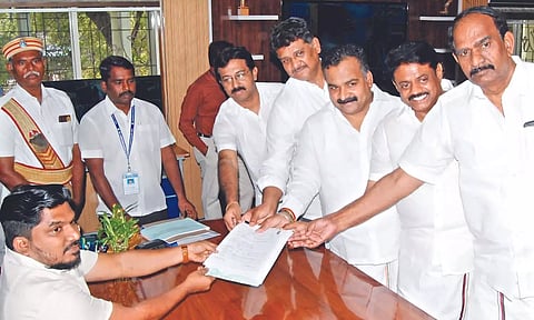 Congress candidate Manickam Tagore files nomination on Monday