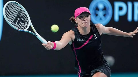  Iga Swiatek in action