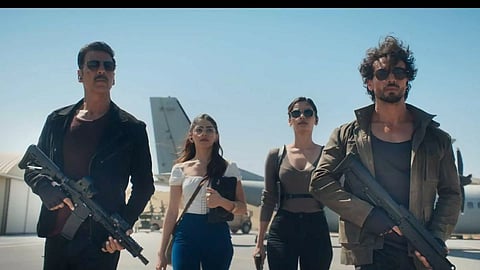 Still from Bade Miyan Chote Miyan trailer