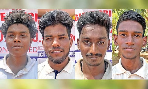 Anto Libin, Michael Rai Vianni, J R Robin, K S Navaneeth