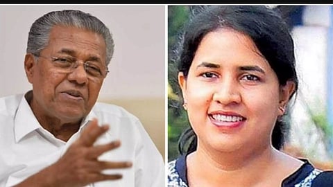Kerala Chief Minister Pinarayi Vijayan; Veena Vijayan