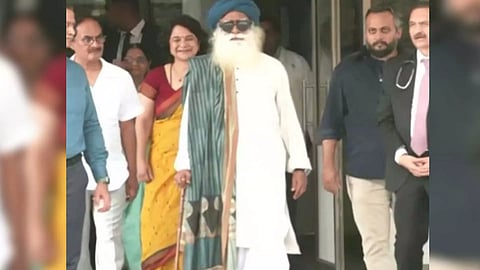 Sadhguru discharged from Apollo Hospital (Photo/ANI)