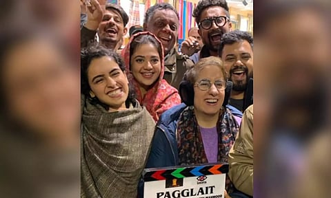 Sanya Malhotra with Pagglait team (Instagram)