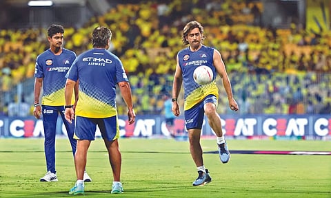 MS Dhoni (Photo: Justin George)