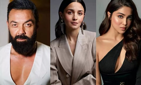  Alia Bhatt, Bobby Deol, Sharvari Wagh (IANS)