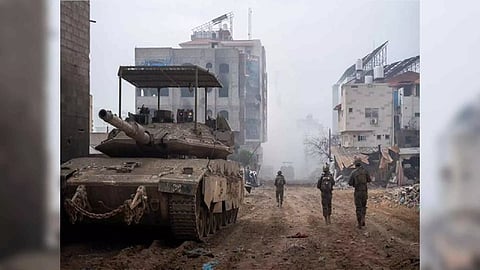 Israel soldiers operates in Gaza(Photo/ANI)