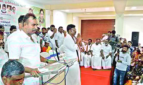 AIADMK ex-minister SP Velumani