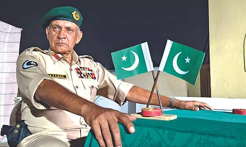 Veteran theatre artiste S Radhakrishnan as Pak Lt Gen Niazi