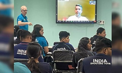 Abhinav Bindra motivates national shooting squad ahead of Paris Olympics home run
