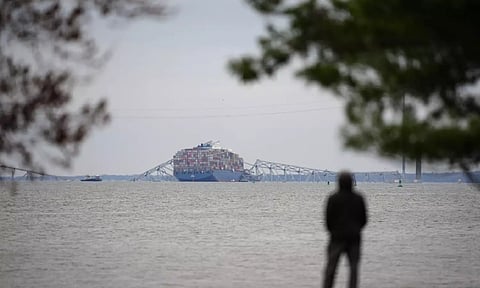 Visuals from Francis Scott Key Bridge