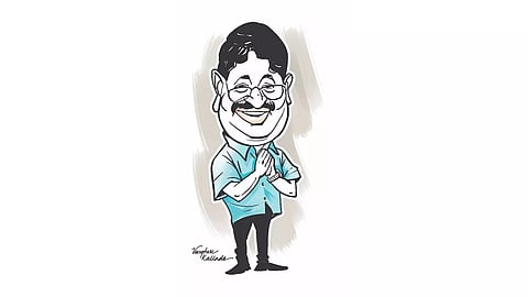 Chennai Central MP Dayanidhi Maran (Illustration Varghese Kallada)
