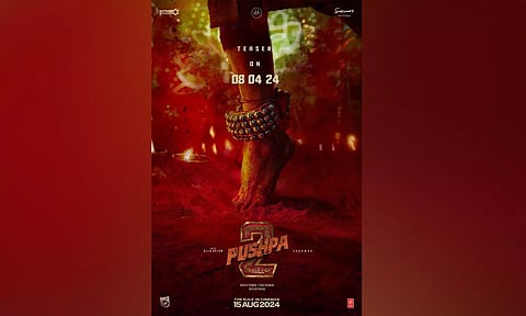 Pushpa Teaser Announcement Poster (X)