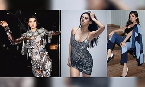 (L-R) Ayesha Kanga, Alaya F, Barkha Singh (IANS)