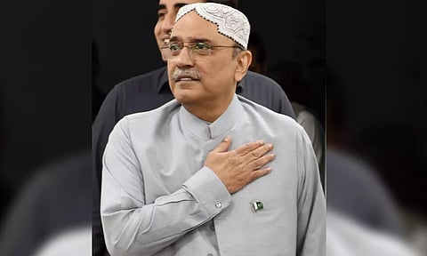 Former president of Pakistan Asif Ali Zardari (PTI)