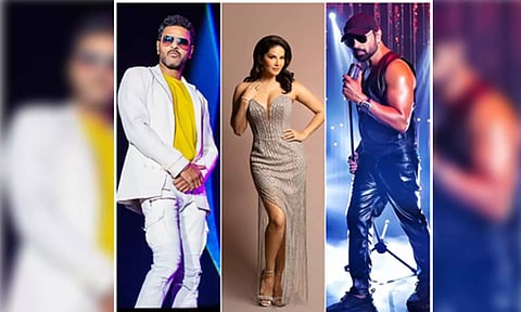 Prabhudeva, Sunny Leone and Himesh Reshammiya (IANS)