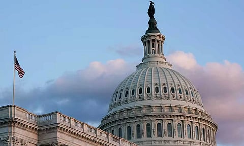 The U.S. Capitol building on Capitol Hill, seen during sunset in Washington (Reuters) 