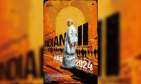 Indian 2 poster (Photo: X- @LycaProductions)