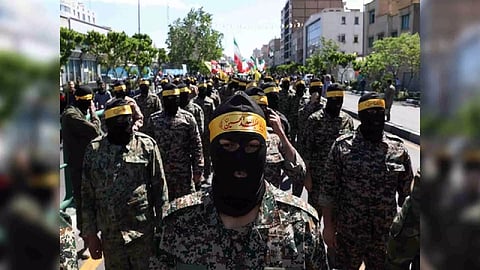 Members of the Islamic Revolutionary Guard Corps force (Photo/ANI)