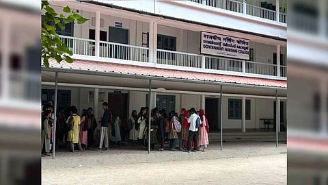 Visual of the Government Nursing College (Photo/ANI)