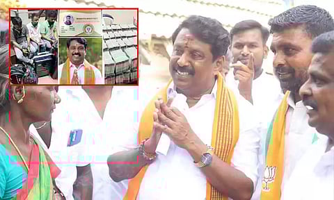 Tamil Nadu BJP leader Nainar Nagendran cash haul