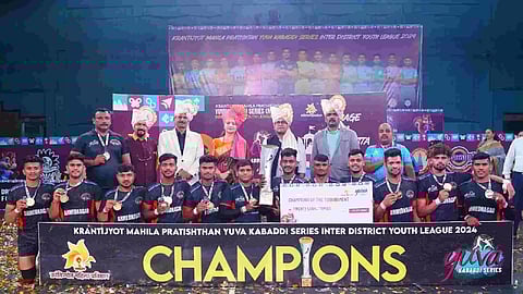 Still from team defending champions Ahmednagar District