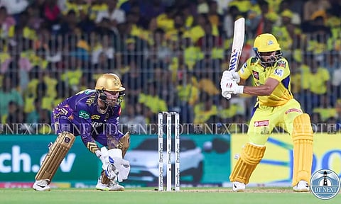 Ruturaj Gaikwad during the match (Photo: Hemanathan M)