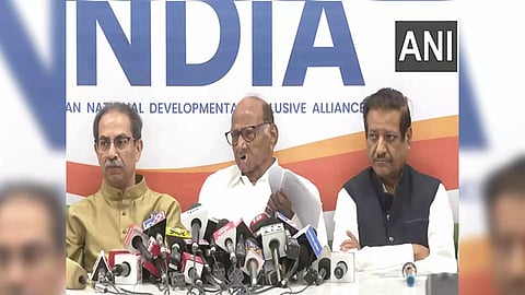 Maha Vikas Agadi press conference (Photo/ANI)