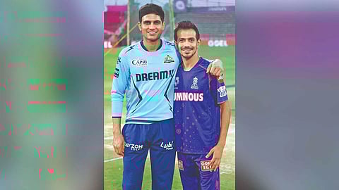 Gujarat’s Shubman Gill and Rajasthan’s Yuzvendra Chahal
