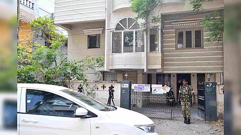  ED officials at noted Tamil film director Ameer's house in Chennai