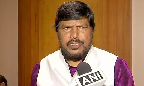 Union Minister of State for Social Justice Ramdas Athawale (ANI)