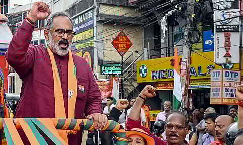 Union Minister of State for Information Technology and Electronics Rajeev Chandrasekhar (PTI)