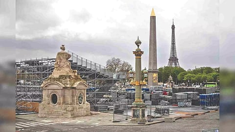 Stadium construction in full swing ahead of the upcoming Olympic games in Paris