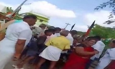 Screengrab from a video (Credit: ANI)