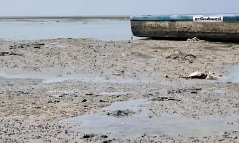 Sea in Rameswaram recedes by 200 metres, triggers fears among fishermen, public
