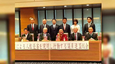 Prominent Buddhist teacher Arjia Rinpoche reveals first-hand information of China’s atrocities to Japanese lawmakers (Photo/ANI)