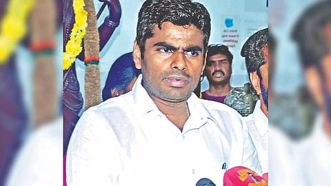 BJP state president K Annamalai 