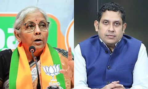  Nirmala Sitharaman, Praveen Chakravarty (IANS)