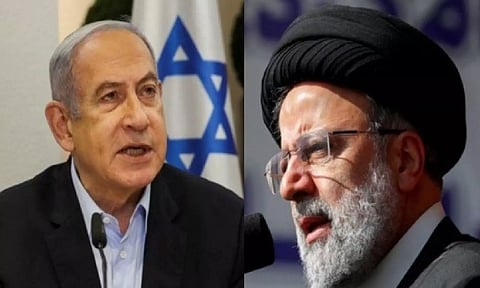 Israel PM Benjamin Netanyahu, Iranian President Ebrahim Raisi (ANI)
