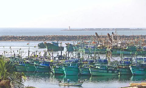 Kasimedu harbour