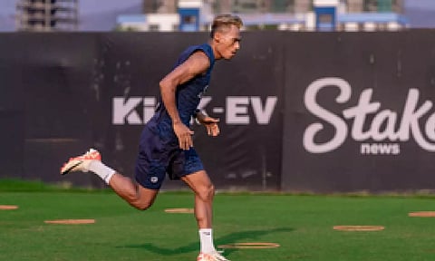 Photo during practice session (IANS)