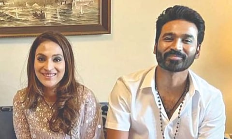 Film director Aishwarya Rajinikanth and Actor Dhanush 