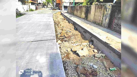 The sewage pipelines of the residences that have been illegally linked to the existing storm water drains in the neighbourhood