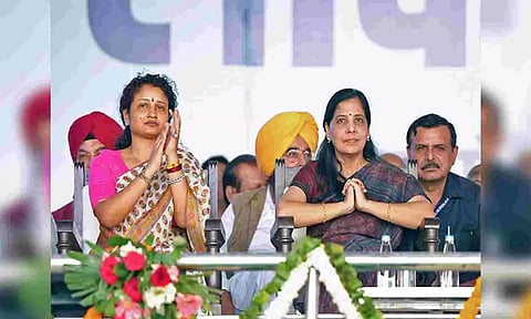Kalpana Soren and Sunita Kejriwal (ANI)