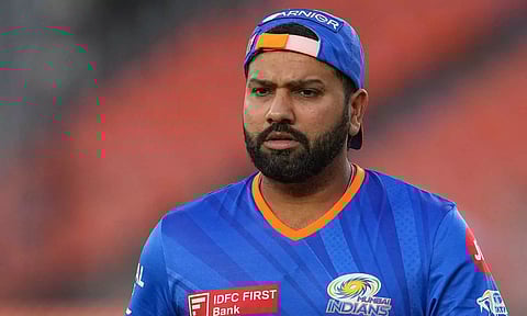 Rohit Sharma during a practice session (PTI)