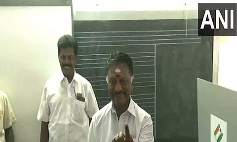 Former Tamil Nadu Chief Minister O Panneerselvam (ANI)