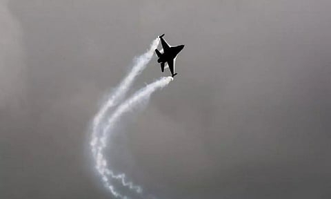 Visuals of Chinese military aircraft (ANI)