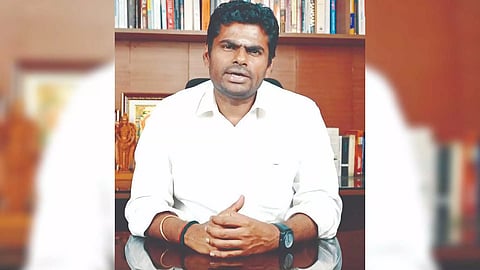 BJP state president K Annamalai