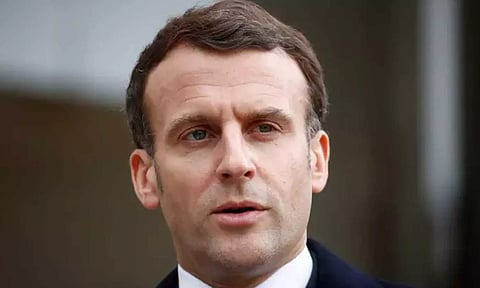 French President Emmanuel Macron (Reuters)
https://www.dtnext.in/news/world/french-president-emmanuel-macron-to-arrive-in-jaipur-today-763333