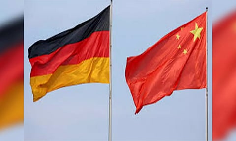 Germany Flag, China Flag (ANI)
